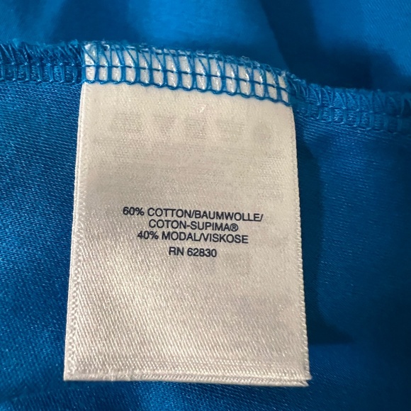 Lands End Roll sleeve tee with zipper shoulder - Picture 8 of 8